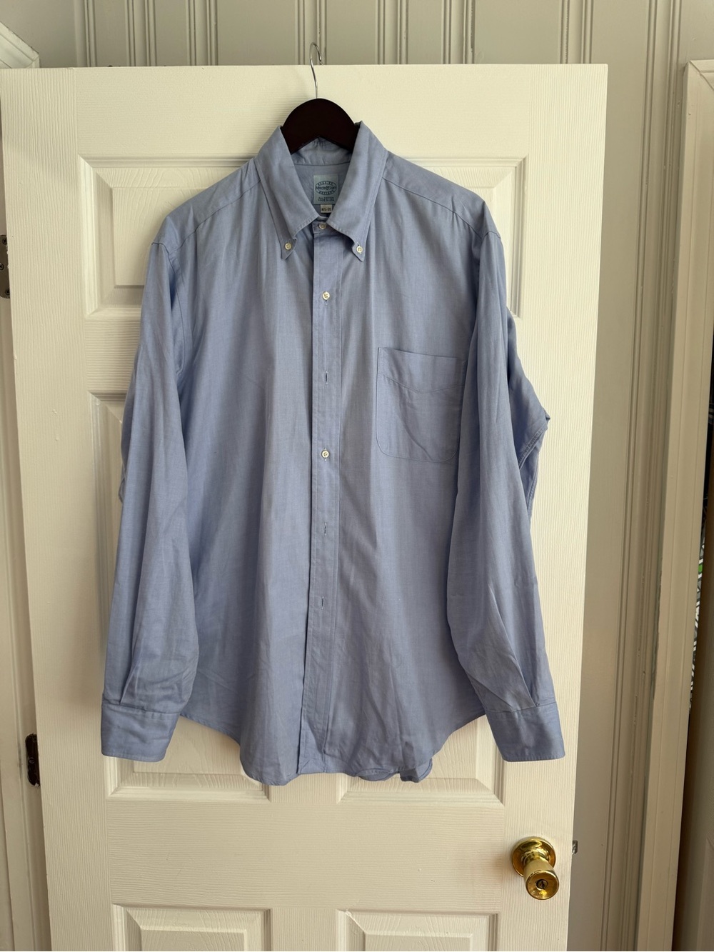 Men's Light Blue Button-Down Dress vintage shirt